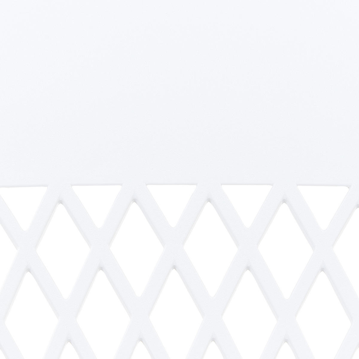 ESSZIMMERSTUHL 2er-Set Kunststoff Weiß Almira - Weiß, Kunststoff (54/84/50cm) - Beliani