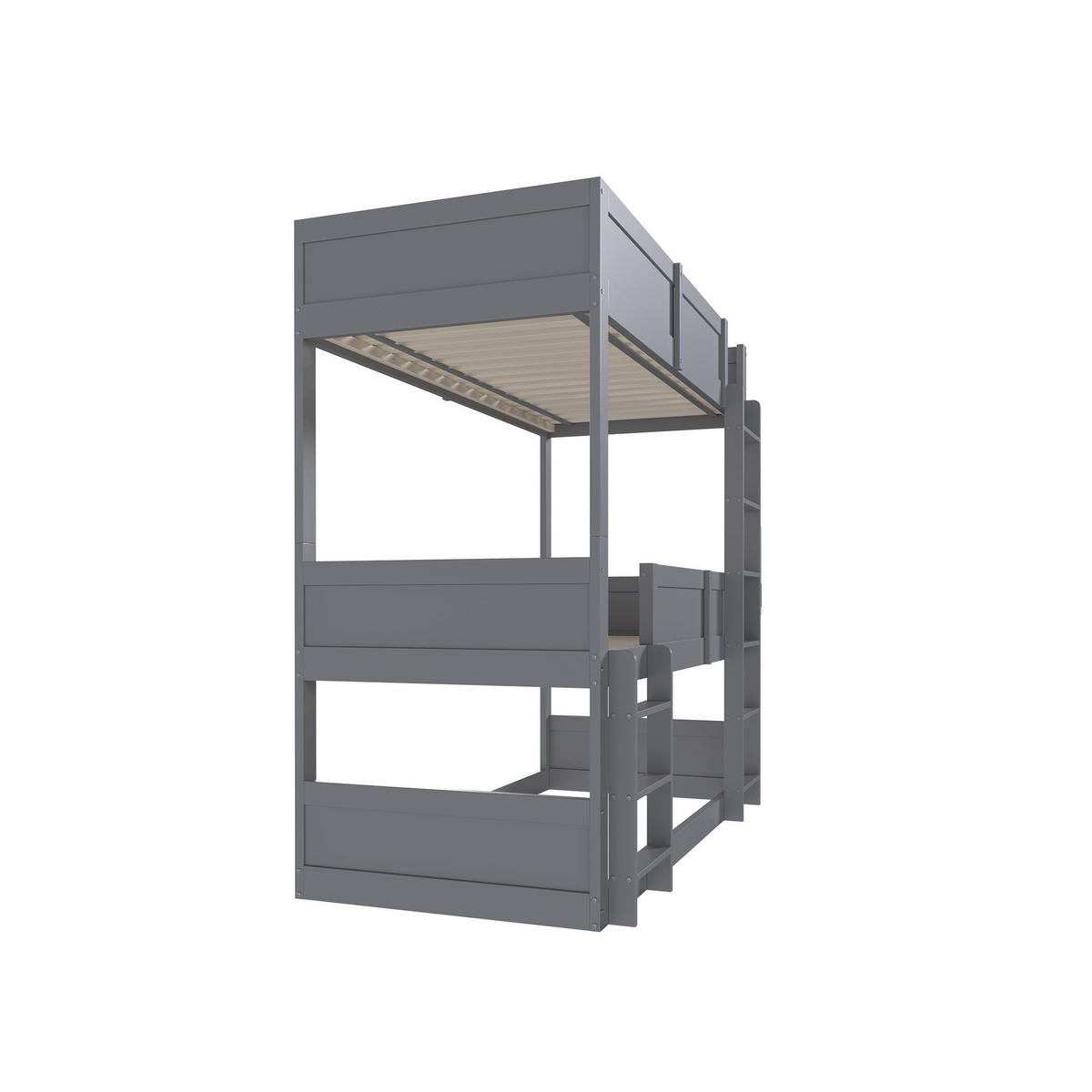 HOCHBETT 90x200 cm Holz grau - Grau, Holz (90/200cm) - Fortuna Lai