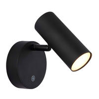 LED WANDLEUCHTE ALLVI Schwarz beweglich - Schwarz, Kunststoff (10/12.5/15cm) - Globo Lighting