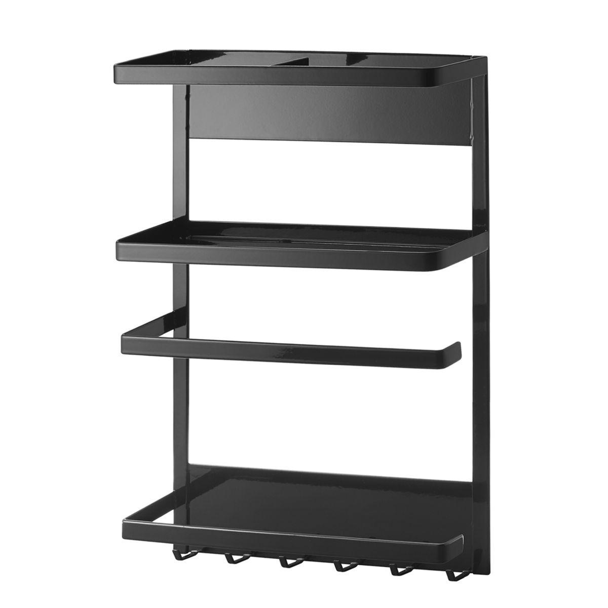 KÜCHENROLLENHALTER Tower schwarz 24/34/6 cm - Schwarz, Metall (24/34/6cm) - Yamazaki