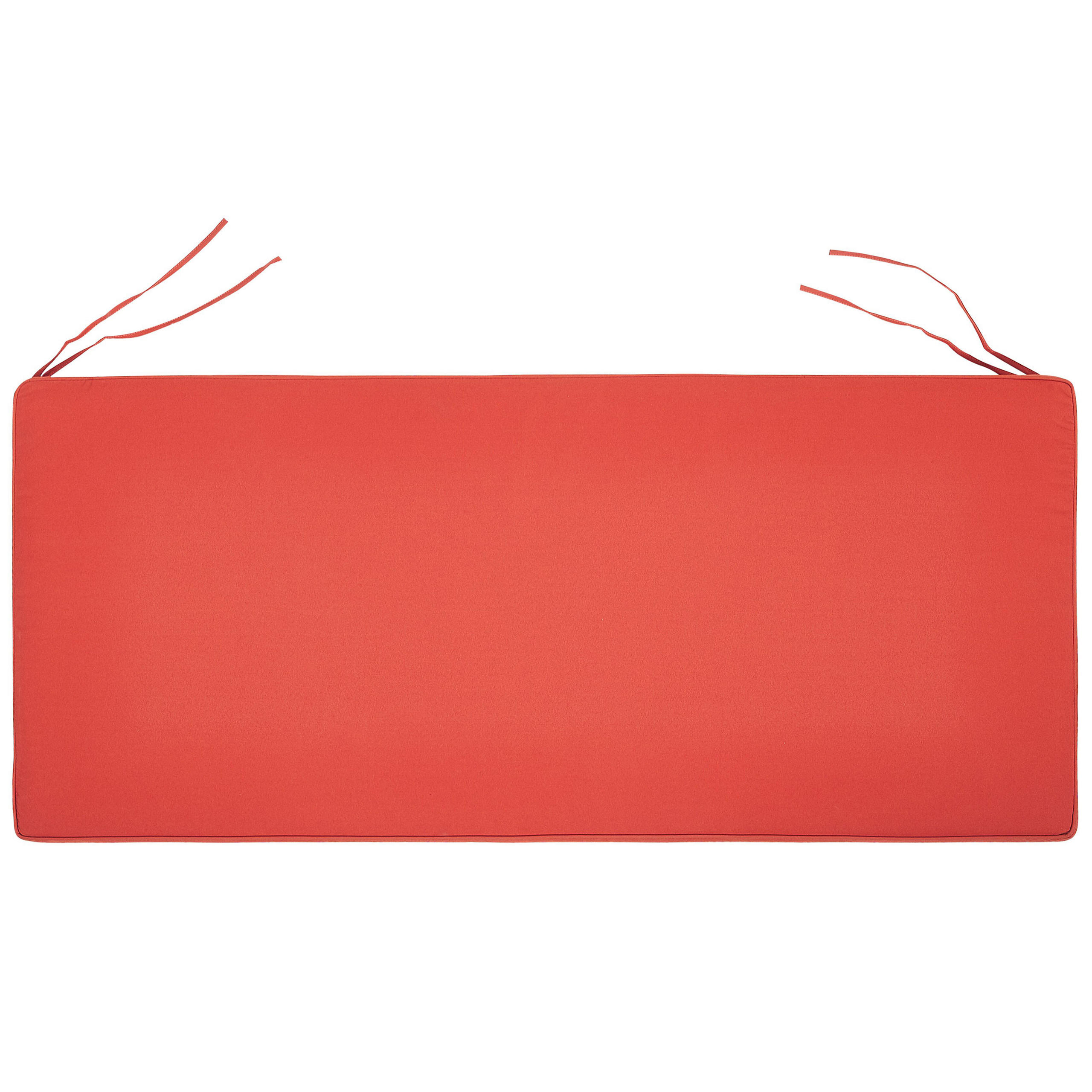 SITZBANKPOLSTER KISSEN Rot Vivara - Rot, Textil (152/5/54cm) - Beliani