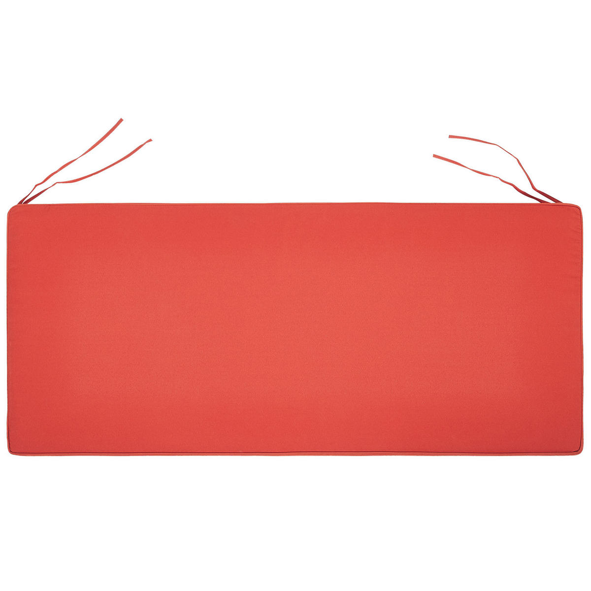 SITZBANKPOLSTER KISSEN Rot Vivara - Rot, Textil (152/5/54cm) - Beliani
