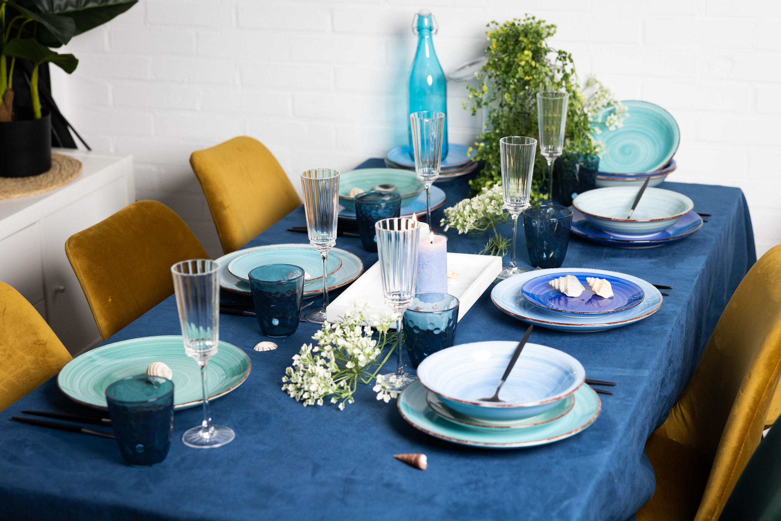 Thumbnail - Cookinglife Cookinglife, Blau, Keramik, Essen & Trinken, Geschirr, Teller, Pastateller