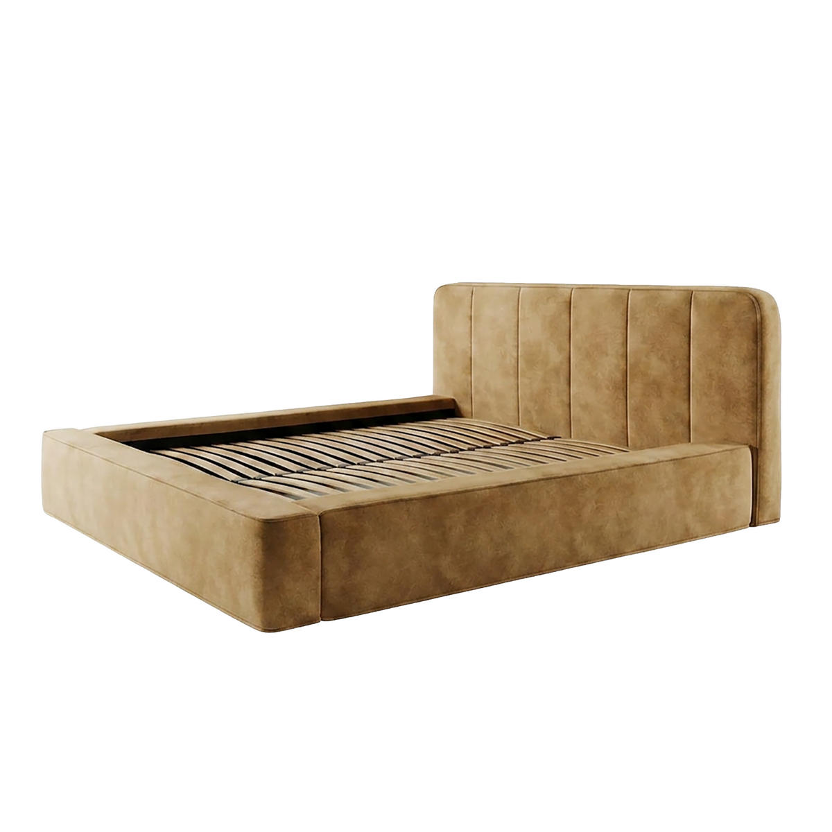 POLSTERBETT BEJO 160x200 cm, Beige - Beige, Textil (200/160cm) - Fedve