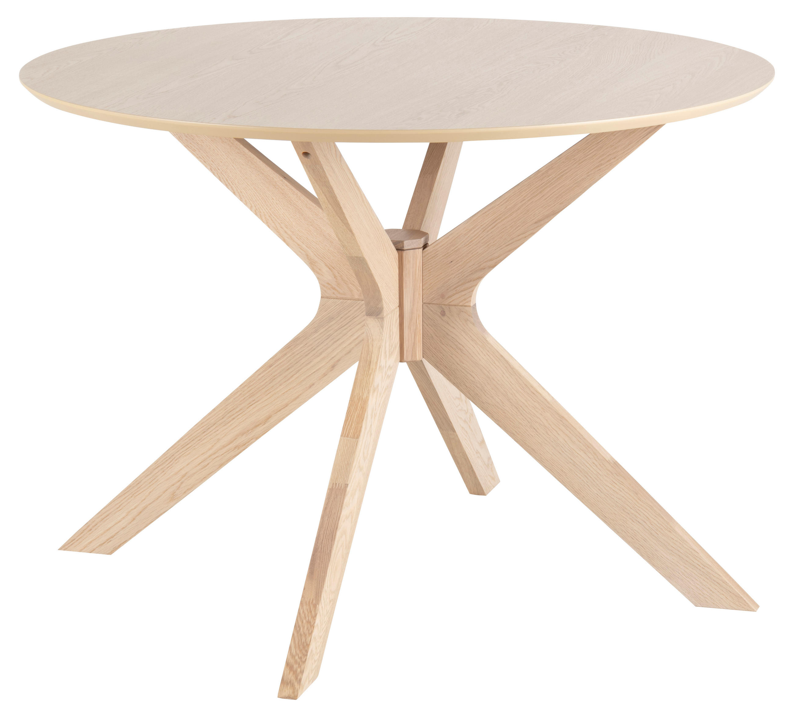 ESSTISCH Ø105 cm Eiche Furnier - Eiche Wotan, Holzwerkstoff (105/105/75cm) - ebuy24