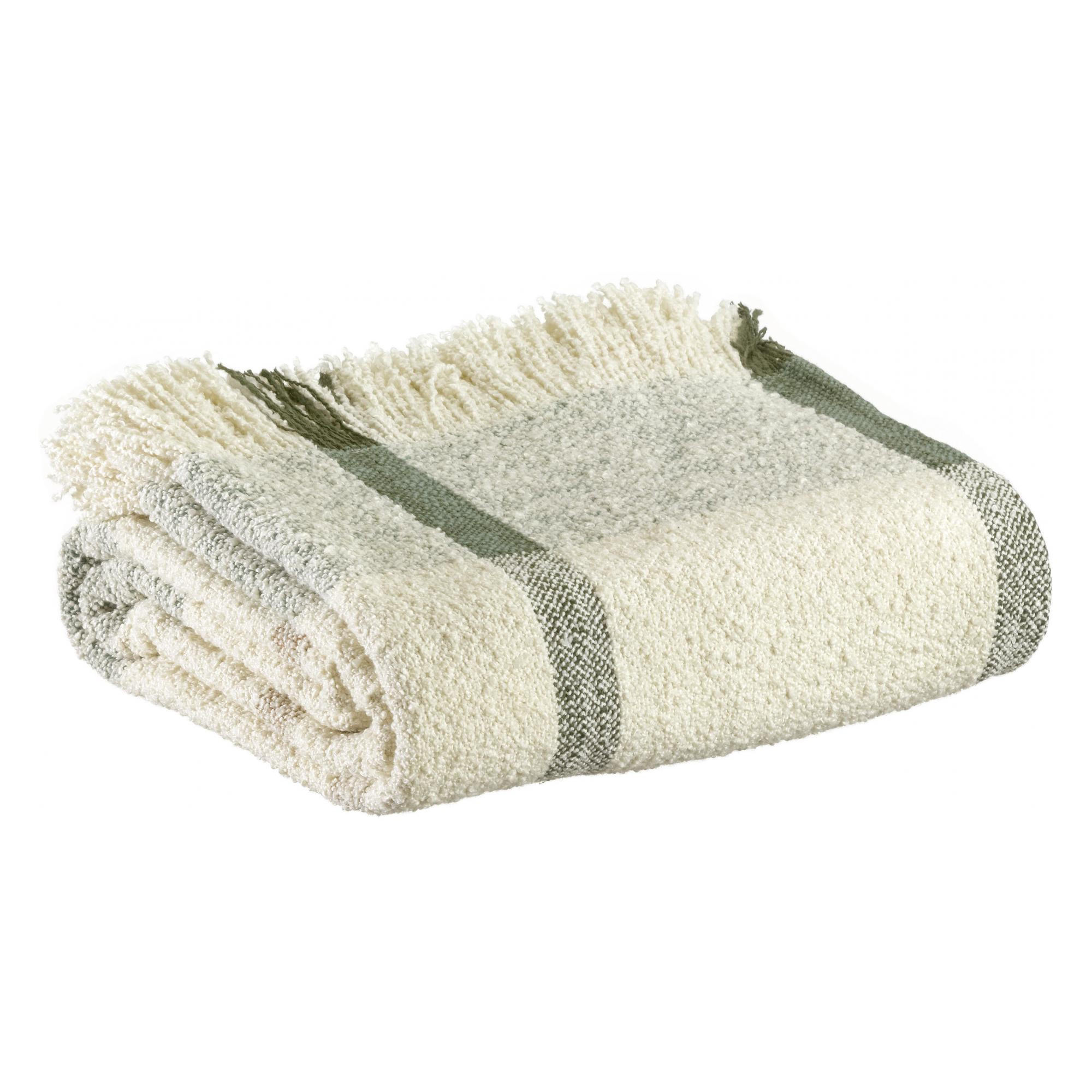 Vivaraise Jacquardplaid Waldgrün 130x160 cm