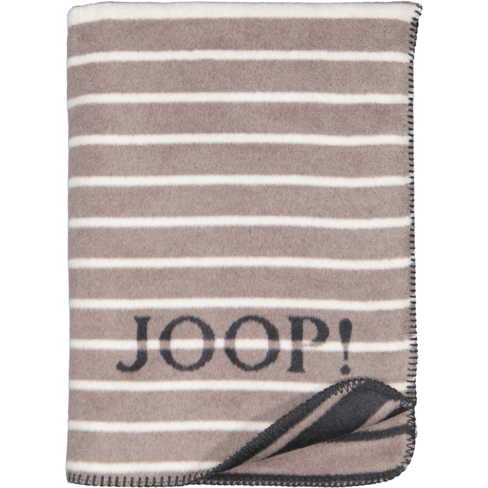 WOHNDECKEN DIVIDED STEIN - Braun, Textil (150/200cm) - Joop!