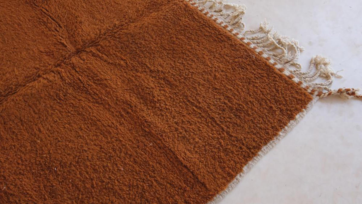 BERBERTEPPICH aus reiner Wolle 164x 257 cm - Braun, Naturmaterialien (164/257cm) - AFK Living