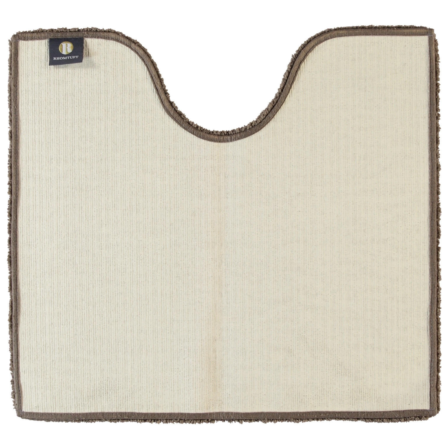 BADTEPPICHE SQUARE TAUPE - 58 - Braun, Textil (55/60cm) - Rhomtuft