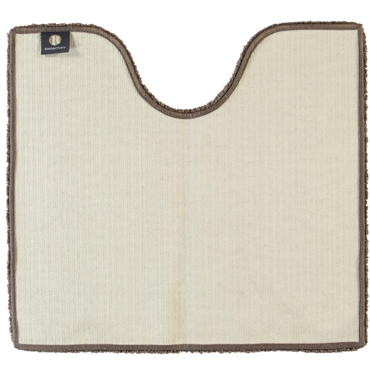 BADTEPPICHE SQUARE TAUPE - 58 - Braun, Textil (55/60cm) - Rhomtuft