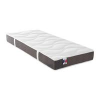 STANDARDMATRATZE - 1 Person - stoff - weiß Victoire - Weiß, Textil (90/200cm) - Vente-Unique
