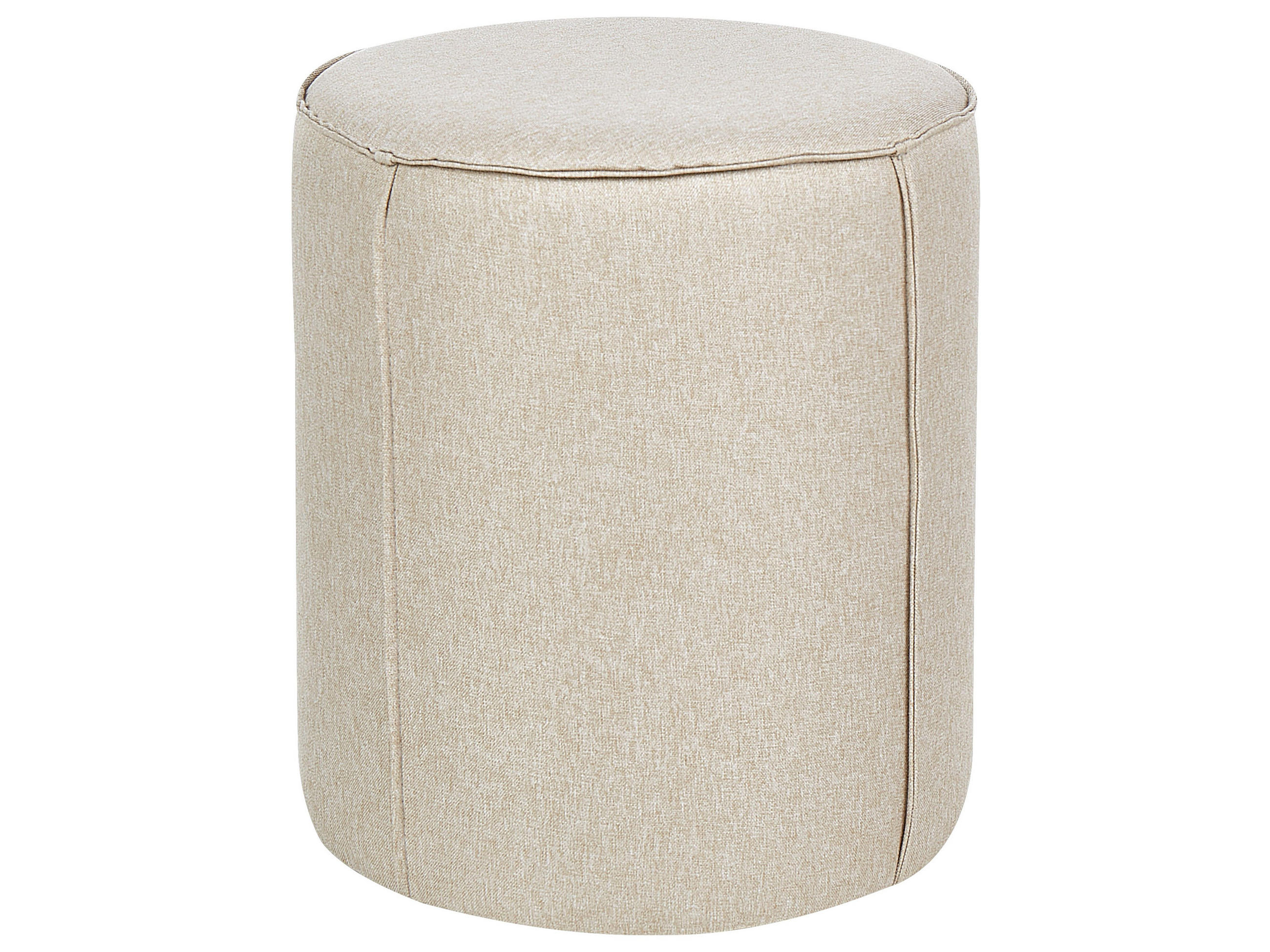 POUF Beige Sedona - Beige, Textil (40/43/40cm) - Beliani