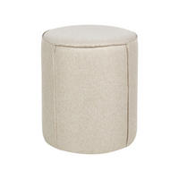 POUF Beige Sedona - Beige, Textil (40/43/40cm) - Beliani
