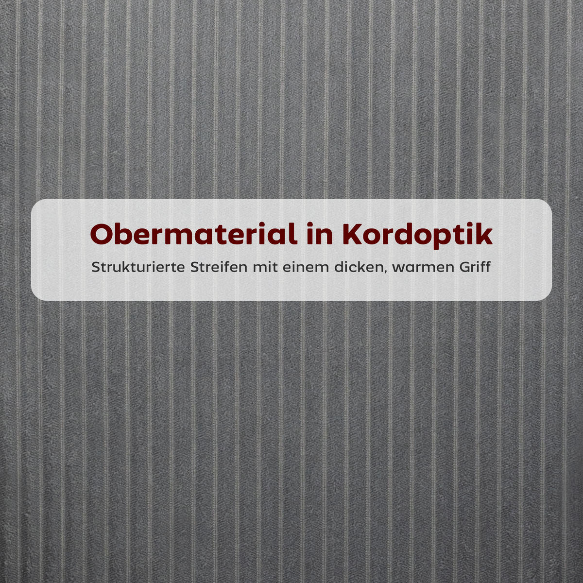 ESSZIMMERSTUHL mit Armlehne Rückenlehne gepolsterte Sitzfäche Grau - Schwarz/Grau, Textil/Metall (57/85.5/62.5cm) - HOMCOM