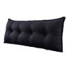 RÜCKENKISSEN Leinenlook Anthracite 120 cm - Anthrazit, Textil (45/120cm) - Vercart