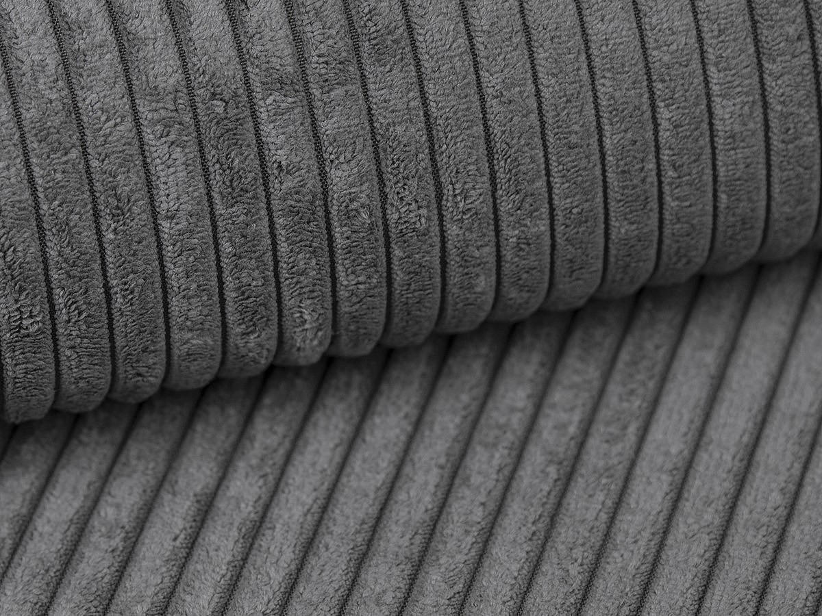 SOFA - 3 Personen - samt - anthrazitgrau Pineta - Anthrazit, Textil (230/67/180cm) - Vente-Unique