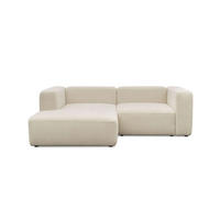 ECKSOFA modular Cubo 3-Sitzer - Beige, Textil (226/179cm) - Mokebo