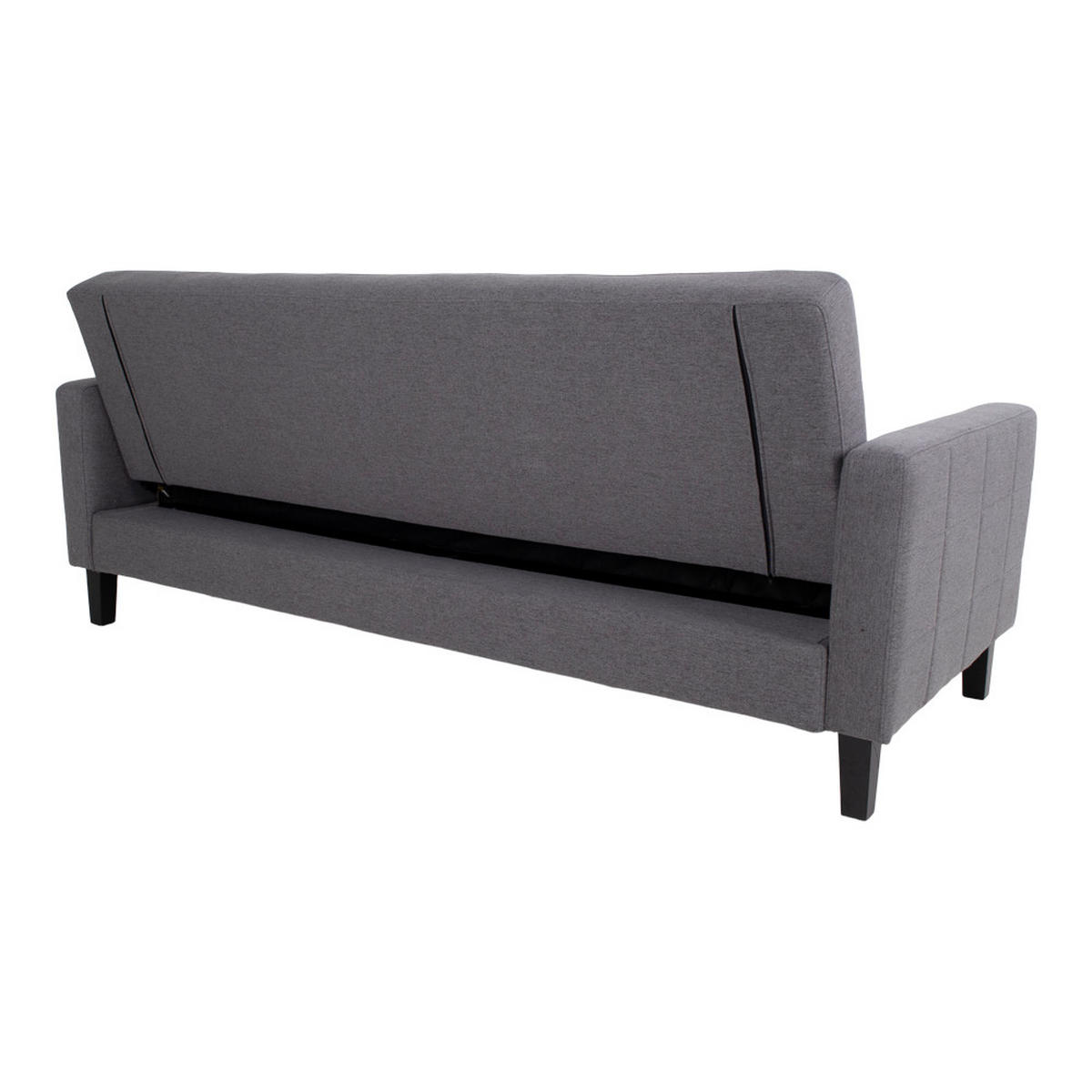 SOFA Grau - Grau, Holzwerkstoff (85/81/204cm) - ebuy24