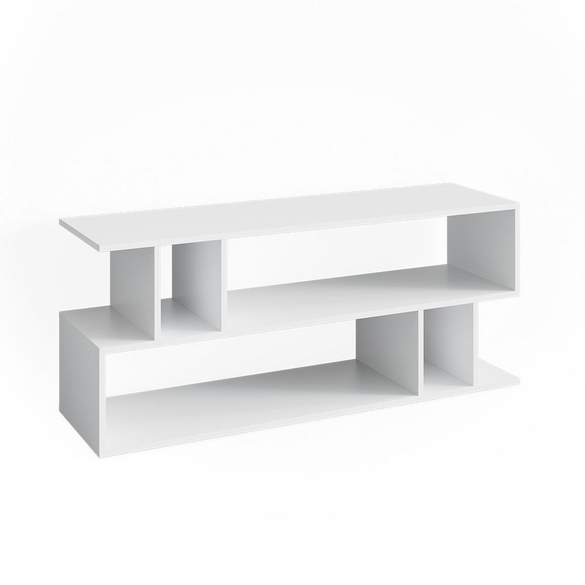 LOWBOARD Karel Weiß 120 x 50.6 cm - Weiß, Holzwerkstoff (120/50.6/35cm) - Vicco