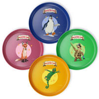 KINDER-TELLER Set 4-teilig - Multicolor, Kunststoff (19.2/2.55/20cm) - Stoneline