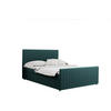 BOXBETT mit Bettkasten Matratze Topper LATINO stoff Velvet 200x200 cm Meeresfarbe H2-Pocket - Mintgrün, Holz/Holzwerkstoff (200/200cm) - Kaiser Möbel