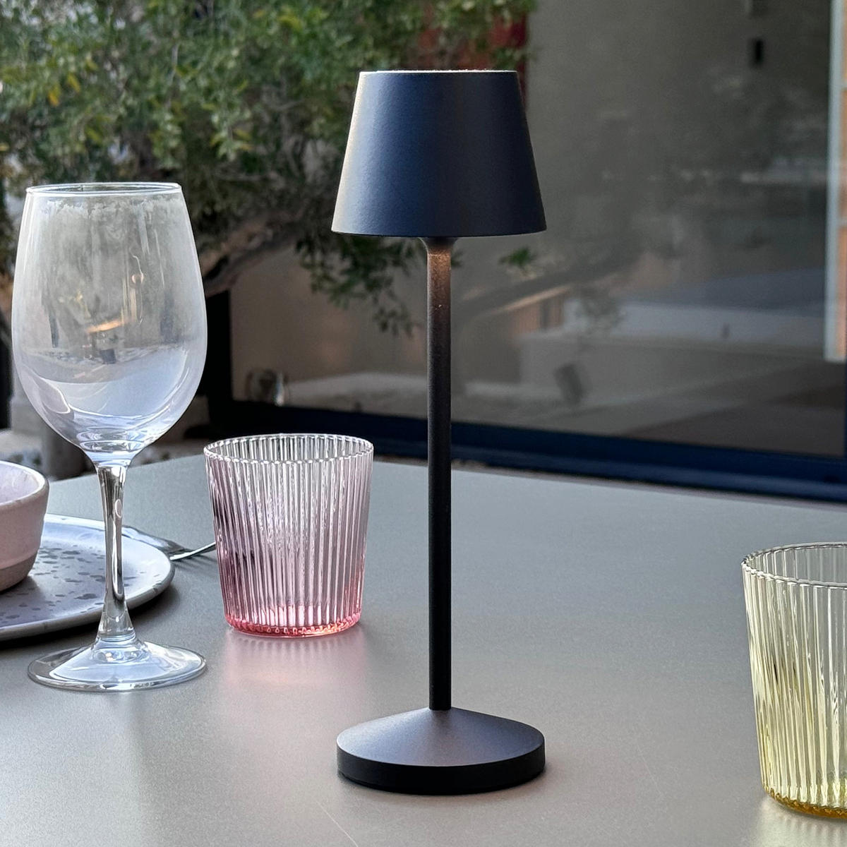 TISCHLAMPE EMILY schwarz - Schwarz, Metall (7.5/25/7.5cm) - Lumisky