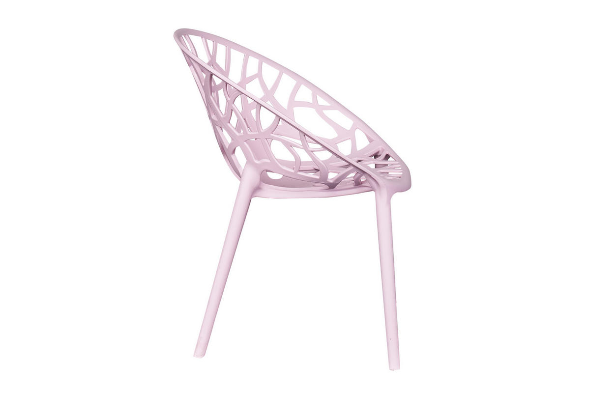 STAPELSTUHL Bilby 62x58x80 cm, Kunststoff, Rosa - Rosa, Kunststoff (58/80/62cm) - dasmöbelwerk