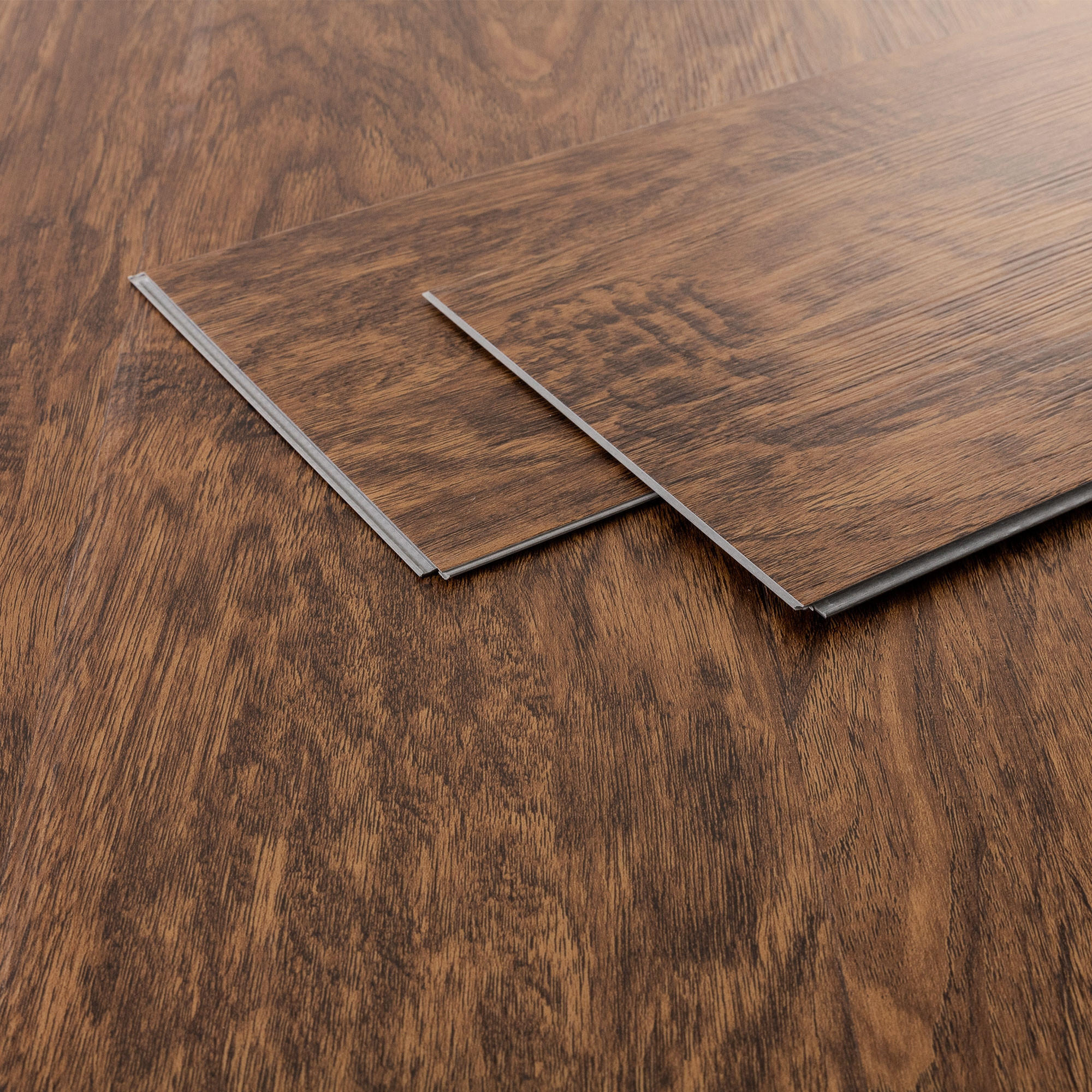 VINYLBODEN 4,62 m² - Graubraun, Kunststoff (122/18/0.42cm) - ML-DESIGN