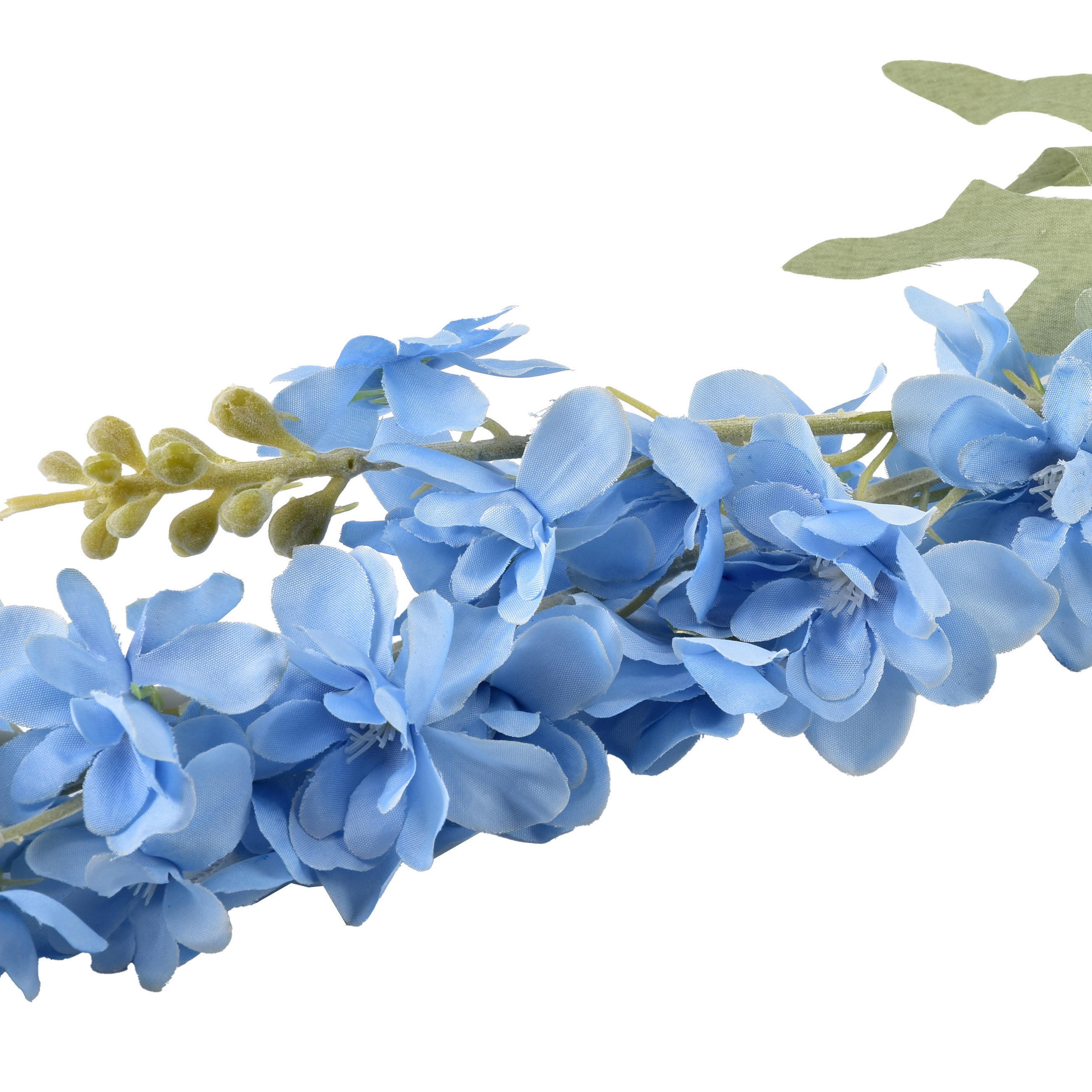 KUNSTBLUME Virdis Stockrose Blau 88/88/88 cm Kunstoff - Blau, Kunststoff (88cm) - Mondex