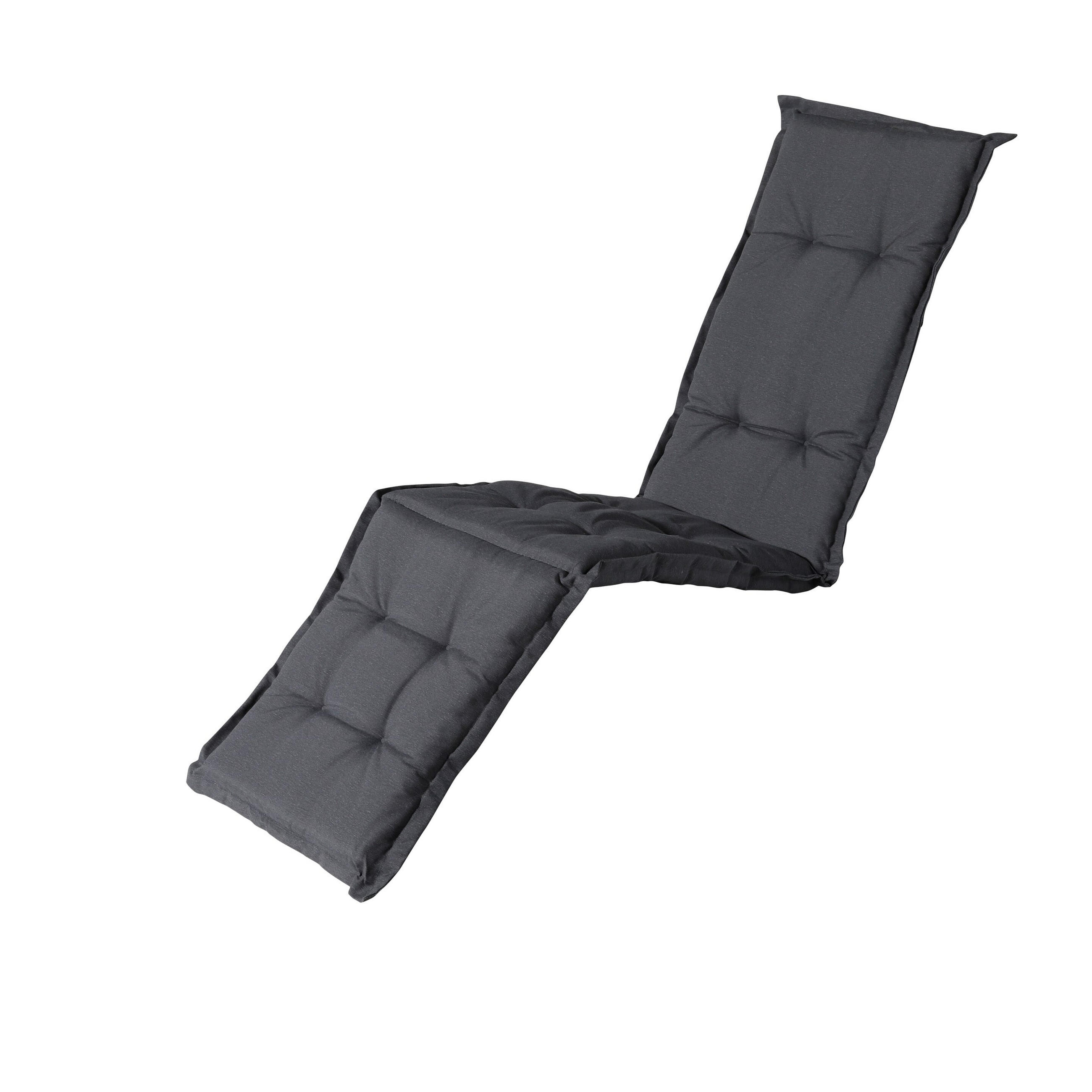 LIEGENAUFLAGE Panama 200/50 cm - Grau, Textil (50/8/200cm) - Madison