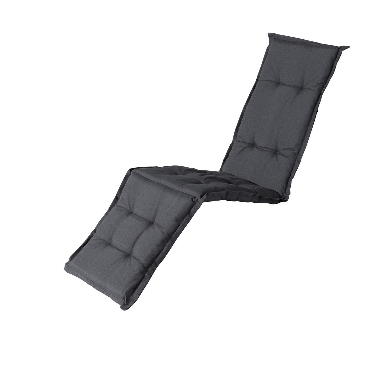 LIEGENAUFLAGE Panama 200/50 cm - Grau, Textil (50/8/200cm) - Madison