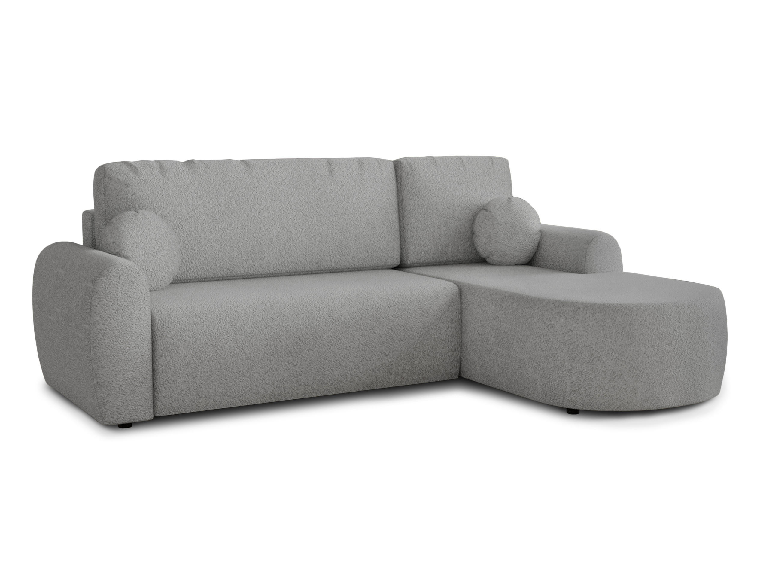 ECKSOFA Jazz, Seite: Rechts - Grau, Holz/Textil (240/160cm) - Sofnet