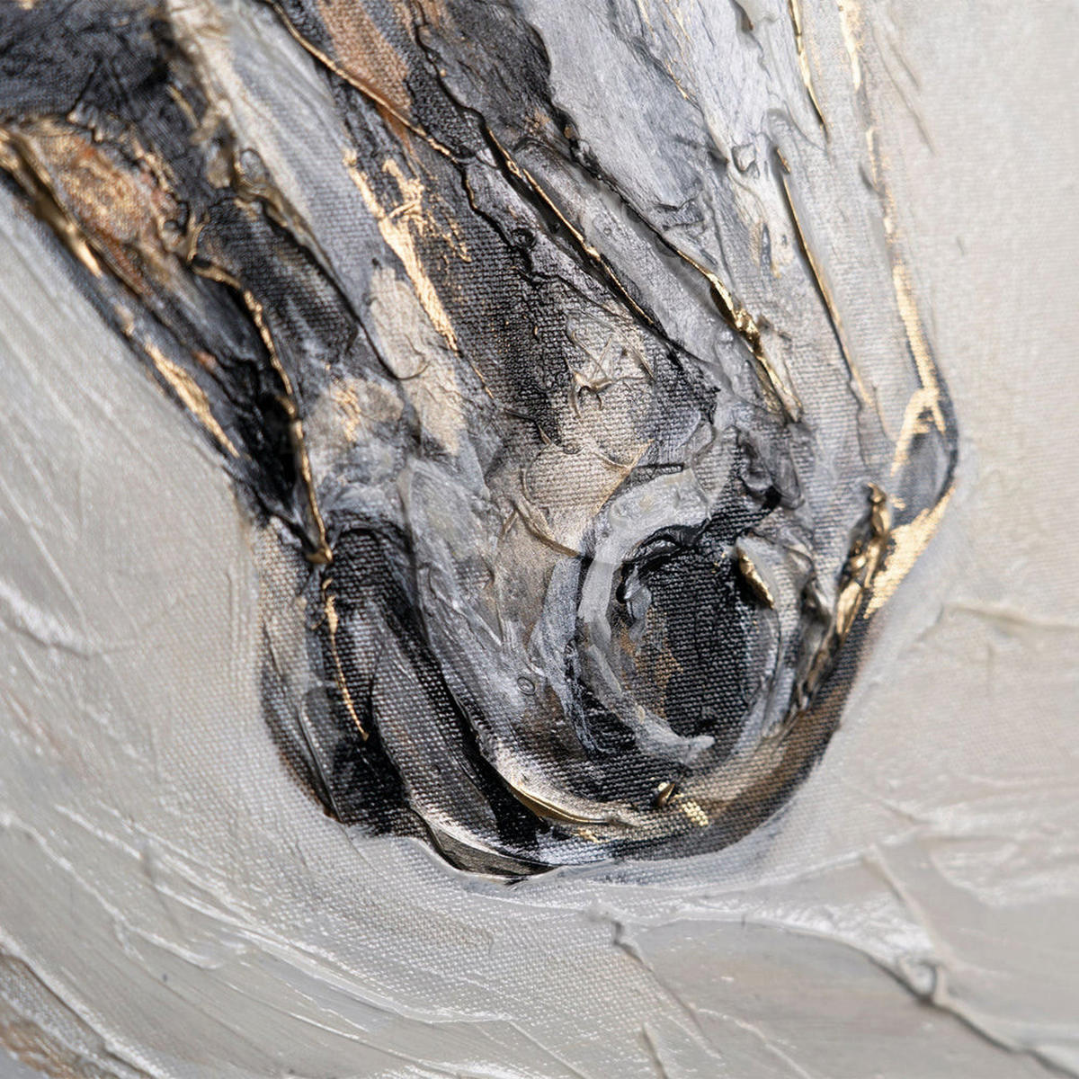 GEMÄLDE Bewegungsenergie Schattenfugenrahmen Grau 100x50 cm - Grau, Holz (100/50cm) - YS-art gallery