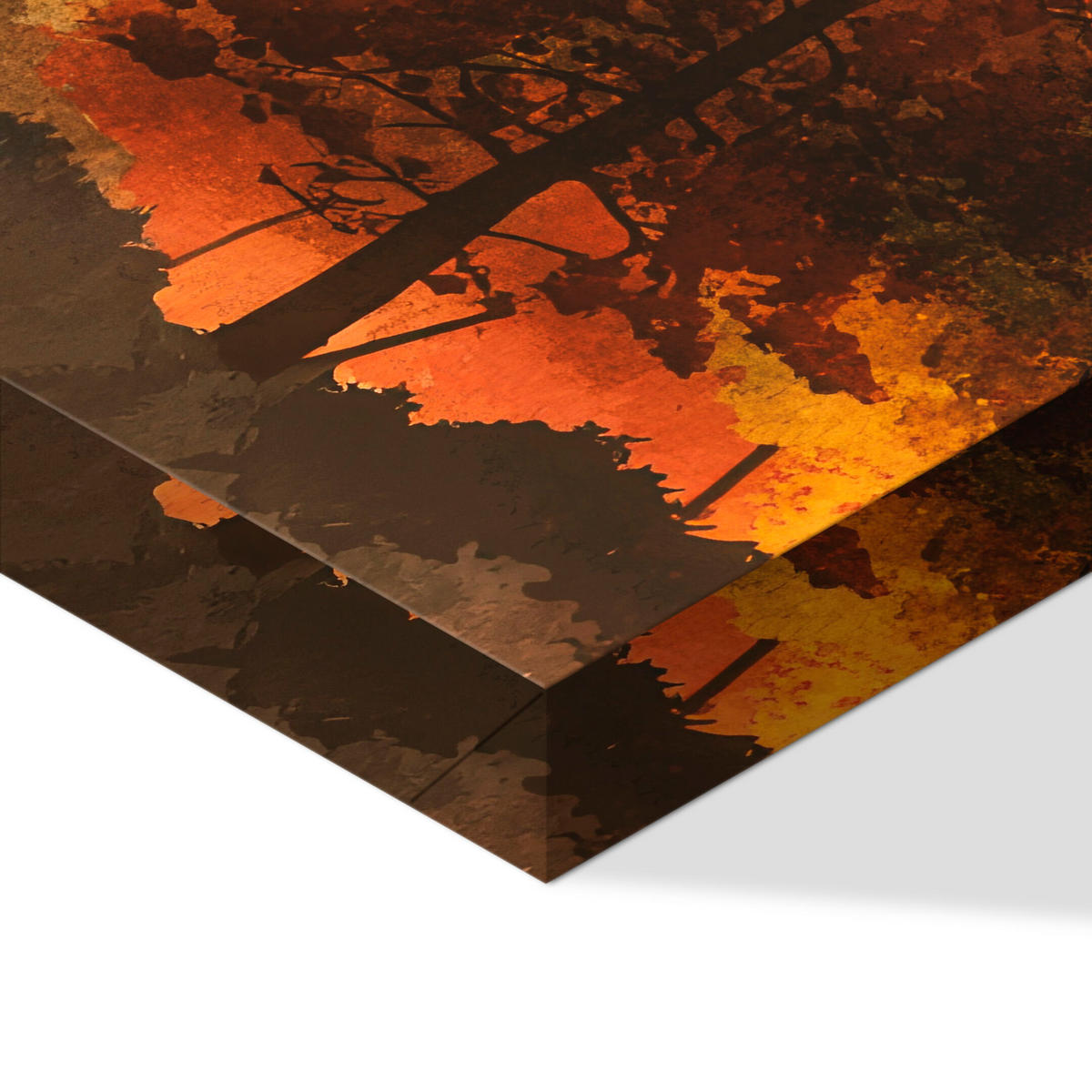 LEINWANDBILD Berglandschaft 120x80 cm - Multicolor, Holz (120/80cm) - LUMASOUL