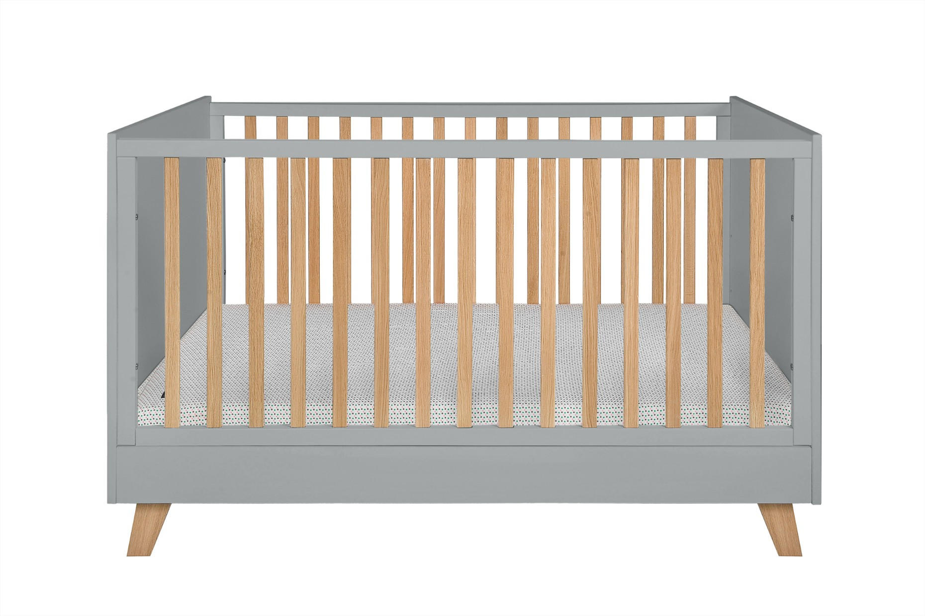 GITTERBETT Zara 140/70 - Grau, Holzwerkstoff (70/140cm) - RAUMHIRSCH FURNITURE