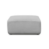 POLSTERHOCKER Cubo - Grau, Textil (91/91cm) - Mokebo
