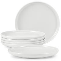 TELLER-SET VICTO 6-tlg Dessertteller - Weiß, Keramik (20/2/20cm) - KONSIMO®