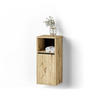 MIDISCHRANK Vomano Artisan-Eiche 38 x 80 cm - Eiche Artisan, Holzwerkstoff (38/80/33cm) - Livinity®