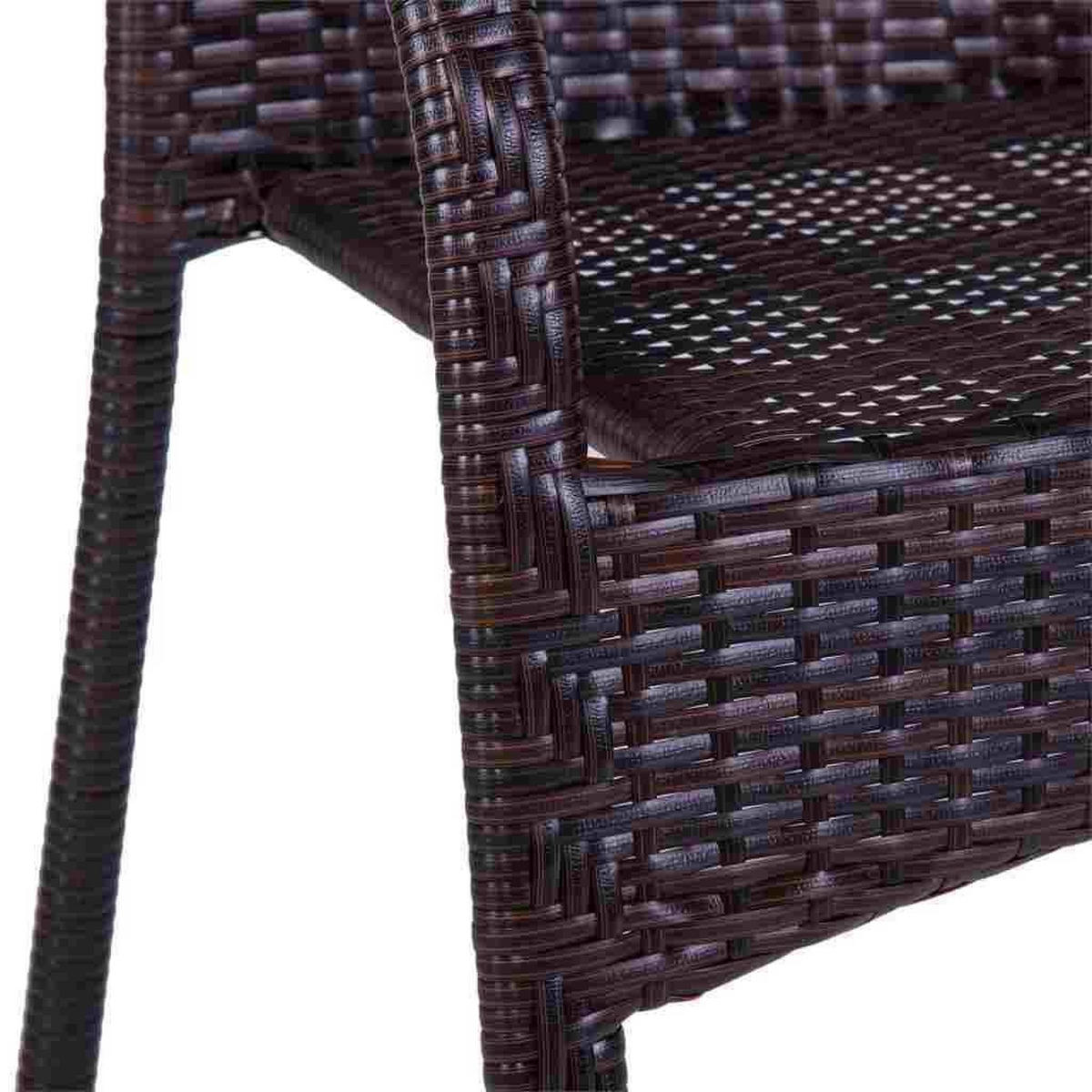 GARTEN-ESSGRUPPE, 3er-Set, braun - Braun, Naturmaterialien - Wanderlust