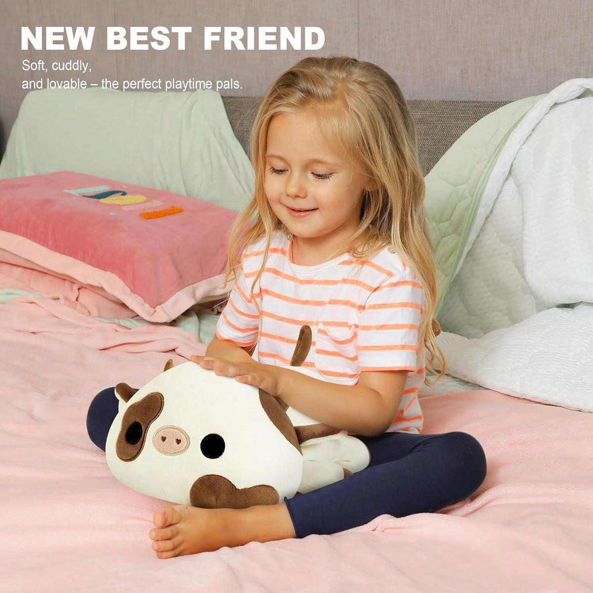 PLÜSCHTIER Kuh 30 cm Braun - Braun, Textil (20/30cm)