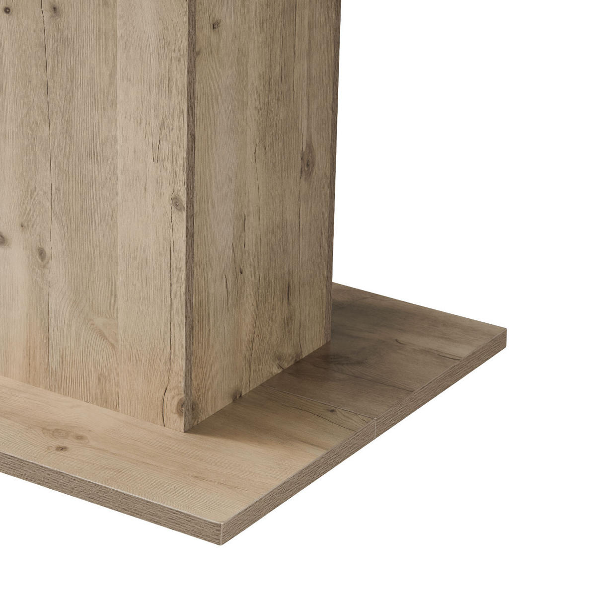 ESSTISCH WIM 100-140/100/74 cm - Sandfarben/Eiche San Remo, Holzwerkstoff (100/100/74cm) - B&D Home