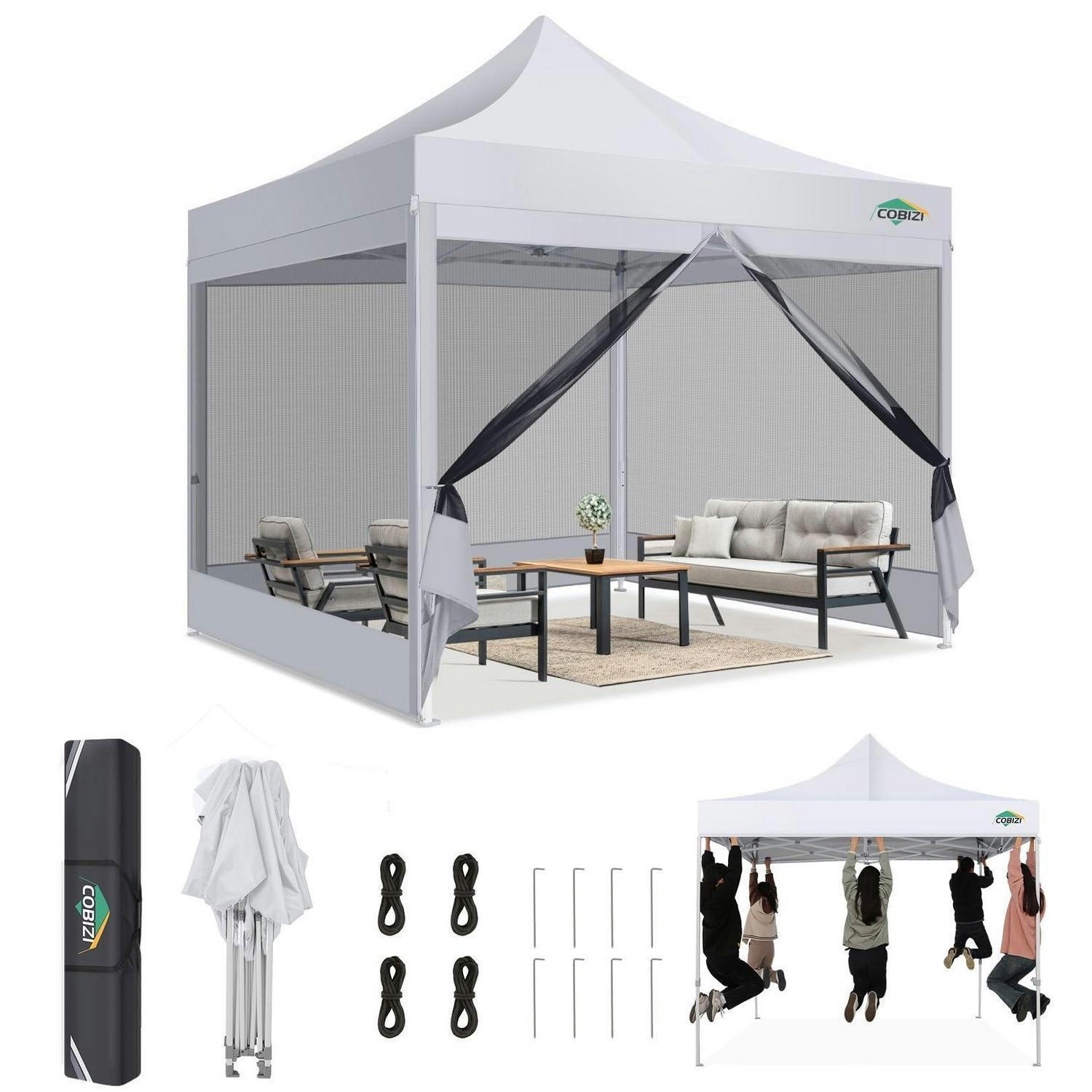 XXXLutz Faltpavillon Weiß 300x243.8x300 cm