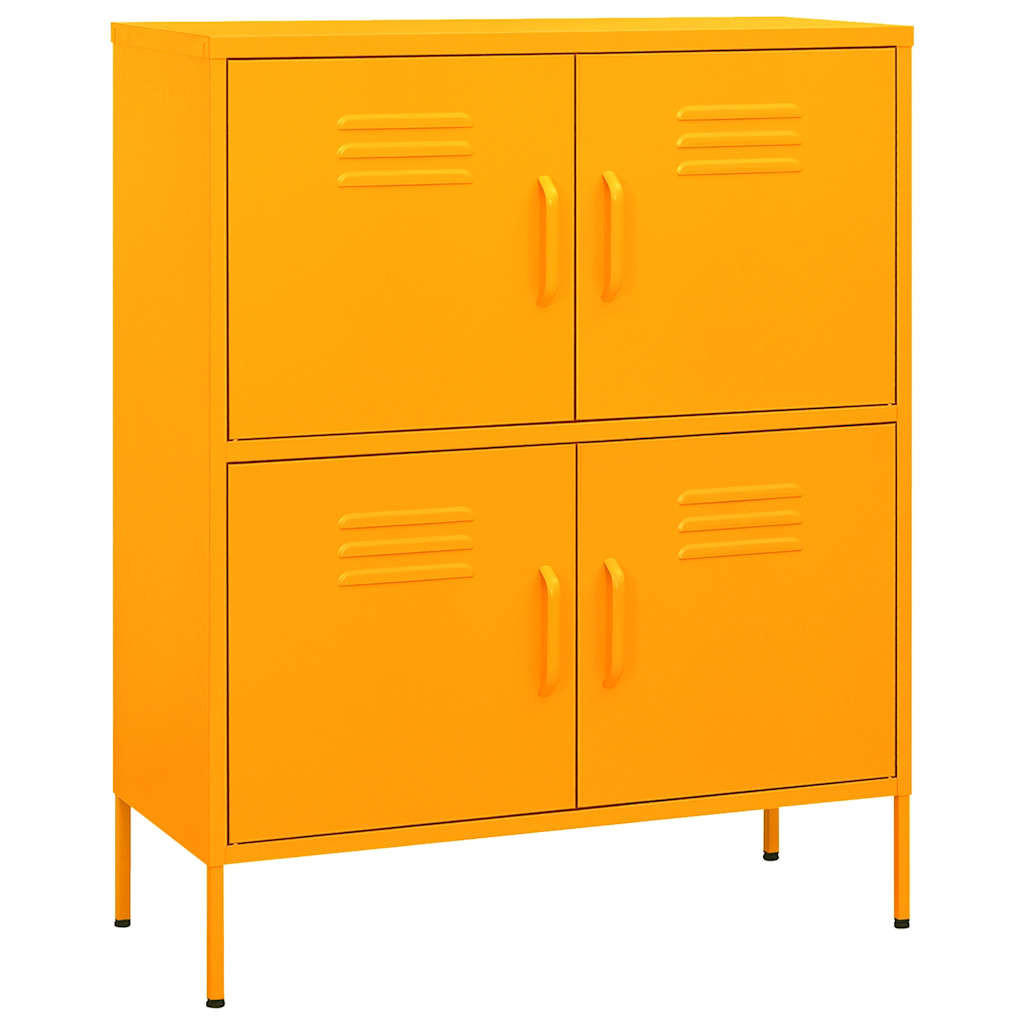 vidaXL Lagerschrank Currygelb 35x101.5x80 cm