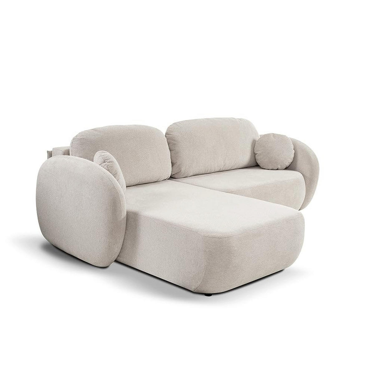 ECKSOFA OLEMO Creme - Creme, Textil (248/86.5/174cm) - Pillovely