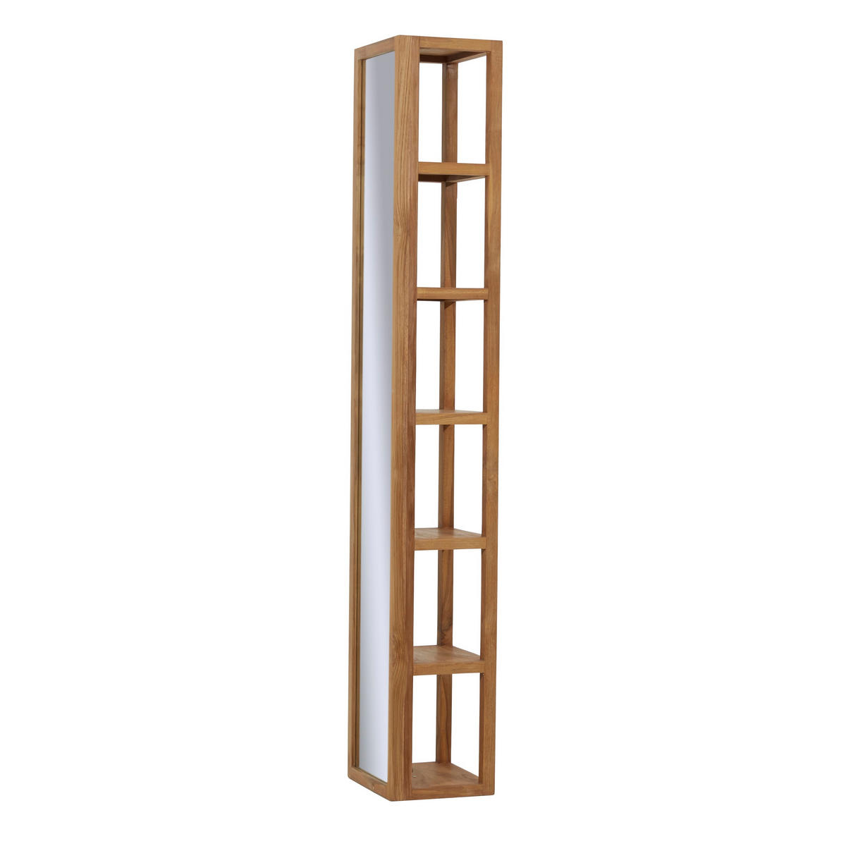 HOCHSCHRANK Twig Natur aus Teak - Naturfarben, Holz (30/170/25cm) - Tikamoon