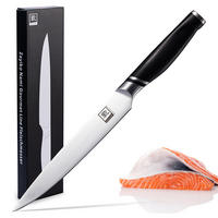 FLEISCHMESSER 20,5 cm - Schwarz, Metall (34cm) - Zayiko