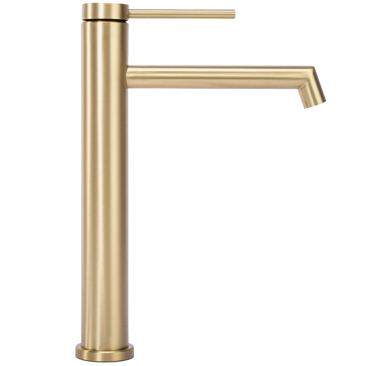 WASCHBECKENARMATUR FOSS GOLD BRUSH HIGH 20/4/29,5 cm - Goldfarben, Metall (4/29.5/20cm) - REA