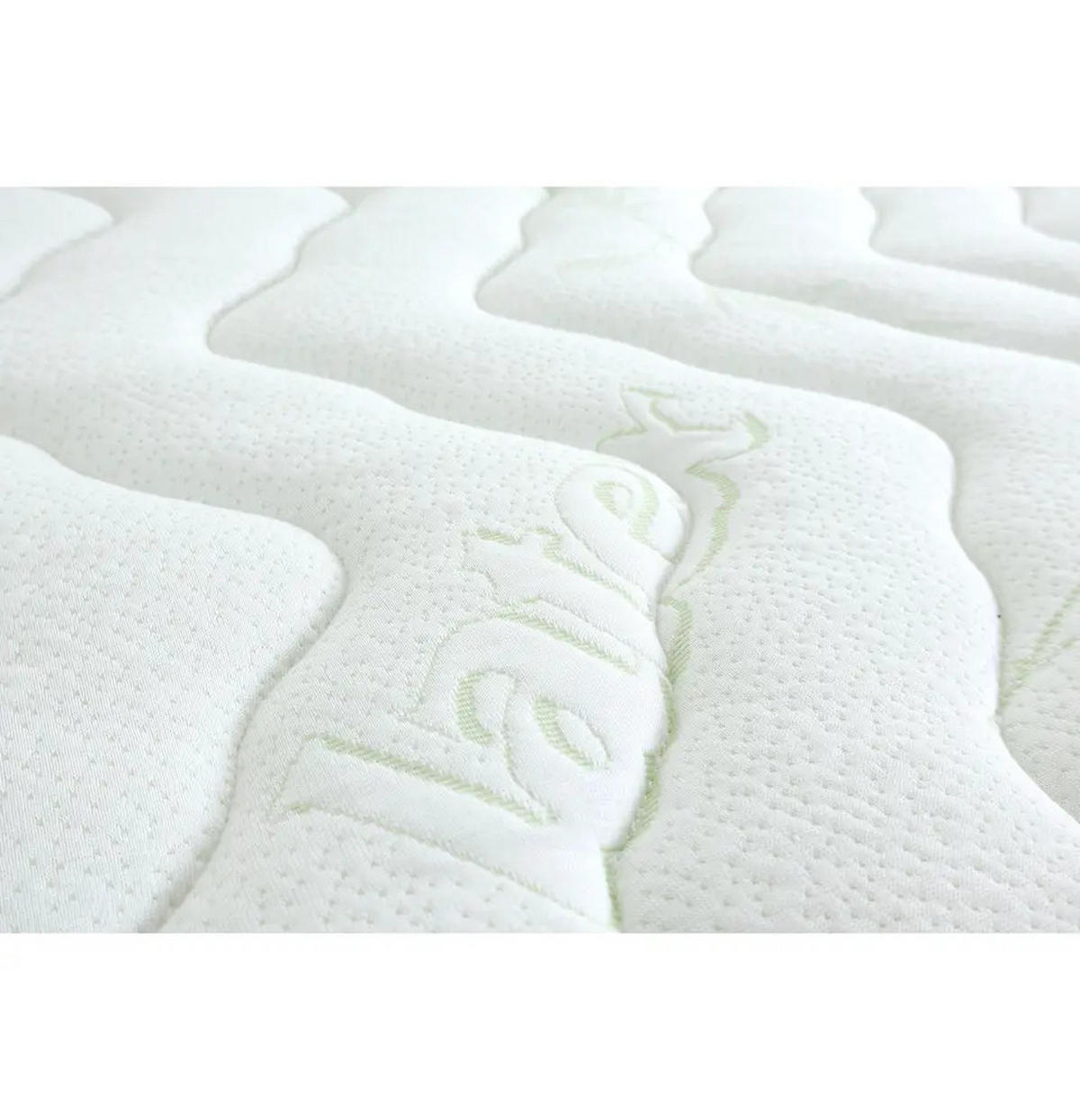 MATRATZE Lux Latex Weiß 200x200 cm H2 - Höhe 20 cm - Weiß, Textil (200/200cm) - Letti Moderni