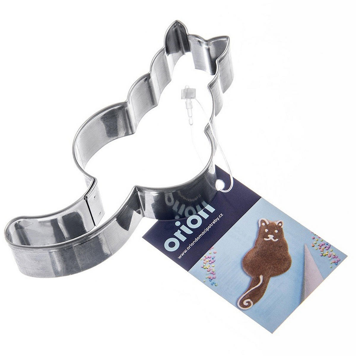 AUSSTECHFORM Katze 8,5 cm Silber - Silberfarben, Metall (4/1.5/8.5cm) - Orion 