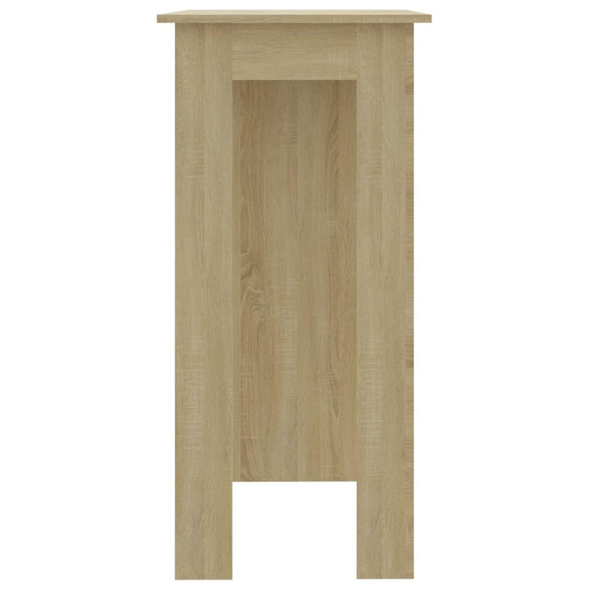 BARTISCH Moderner 102/50/103,5 cm aus Holzwerkstoff Sonoma-Eiche mit Regal - Sonoma Eiche, Holz (50/102/103.5cm) - vidaXL